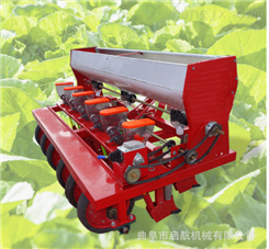 汽油式蔬菜播种机 拖拉机牵引谷子精播机