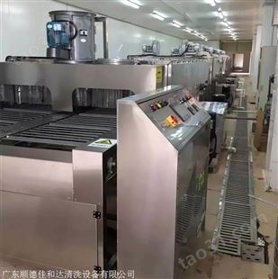 宜昌襄樊生鲜食品周转箱喷淋清洗机除油除渣